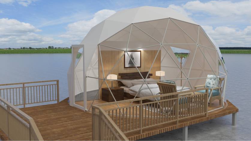 星空帐篷酒店建造